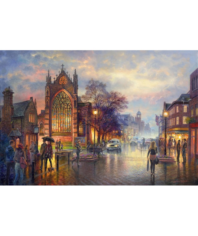 Castle street by Twilight 